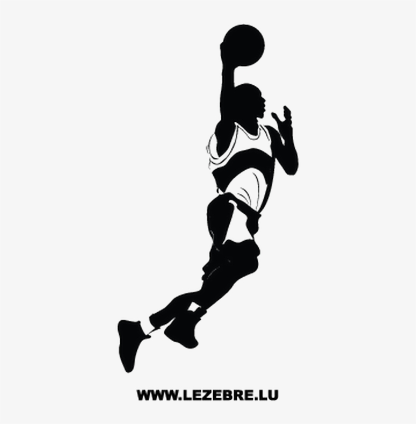 Sticker Joueur Basketball 4 - Joueur De Basket Ball, transparent png download