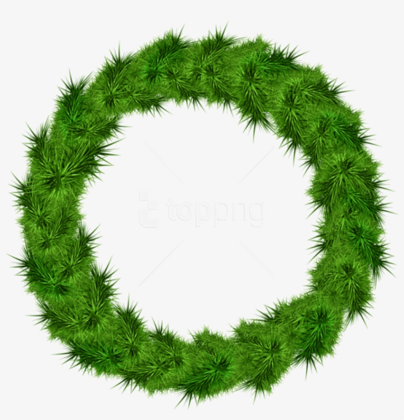Free Png Christmas Green Wreath Png - Wreath, transparent png download