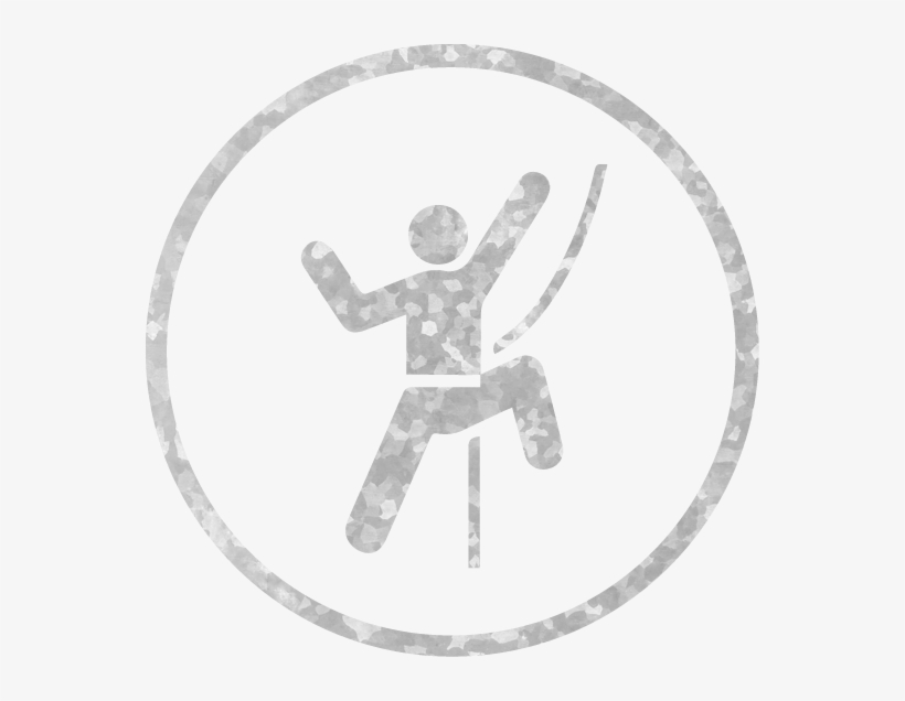 Outdoor Zip Line Adventure - Rock Climbing Clip Art, transparent png download