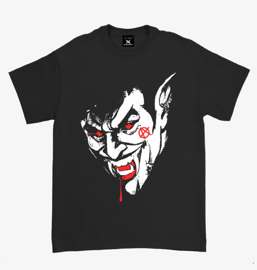 Lil Peep X Alien Body Anarchy Vampire Tee - Lil Peep X Alien Boy, transparent png download