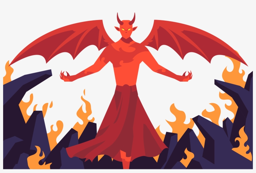 Demon Clipart Supernatural - Красный Демон, transparent png download