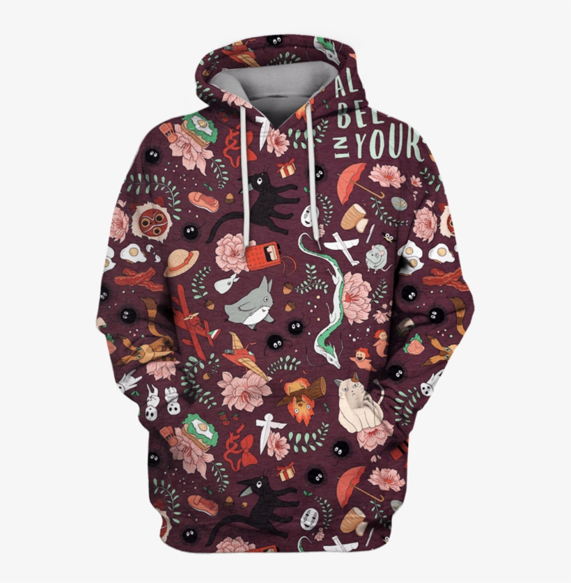 3d My Neighbor Totoro Always Believe In Yourself Full - Hoodie, transparent png download