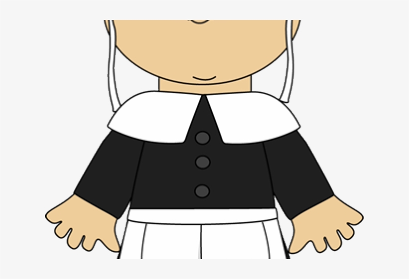 Pilgrim Clipart Pilgrim Hat - Cartoon Pilgrim And Indian, transparent png download