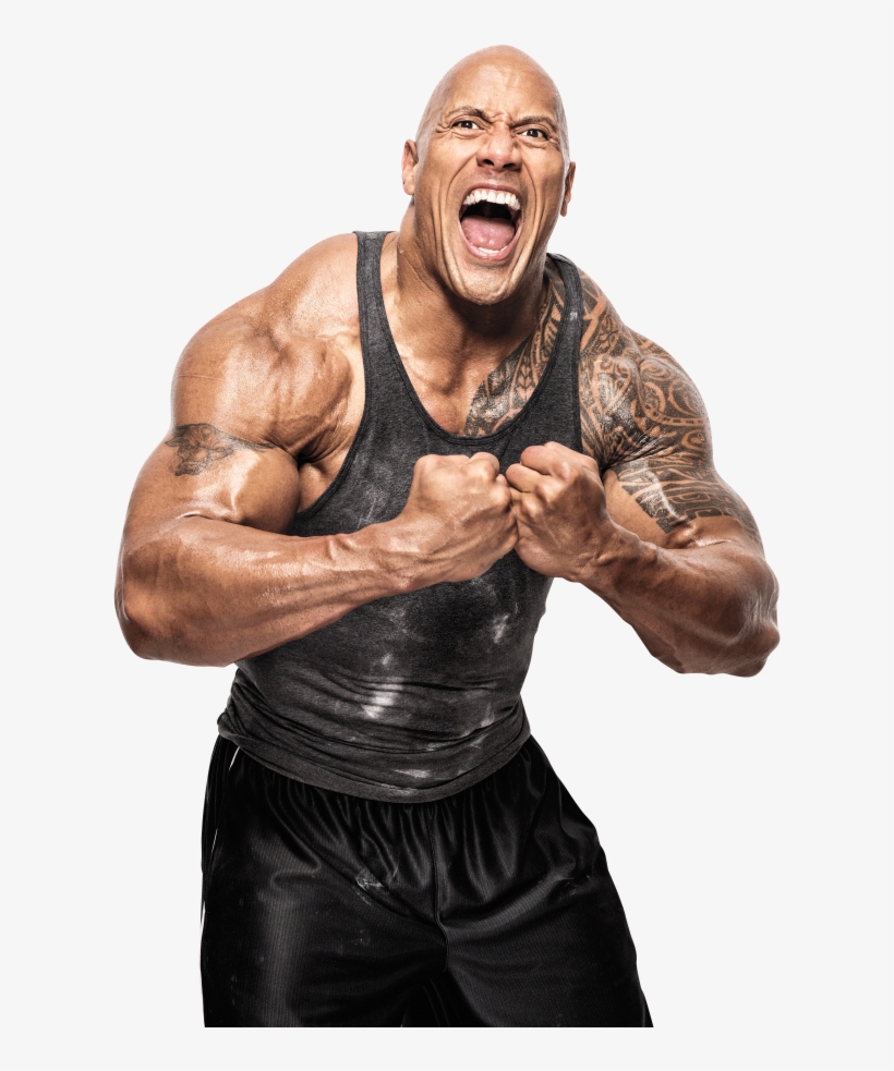 Dwayne Johnson 2019, transparent png download