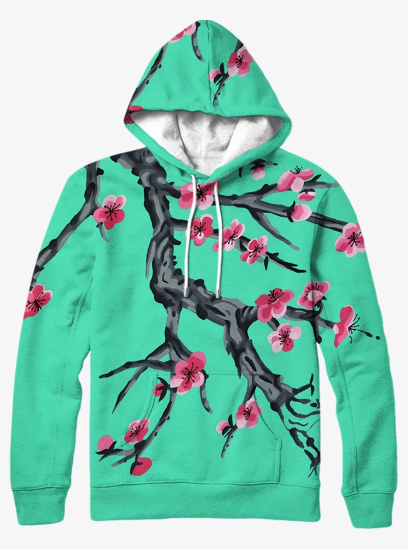 Full Bloom Hoodie $90 Vaporwave, Arizona Tea, Retro - Full Bloom Hoodie, transparent png download