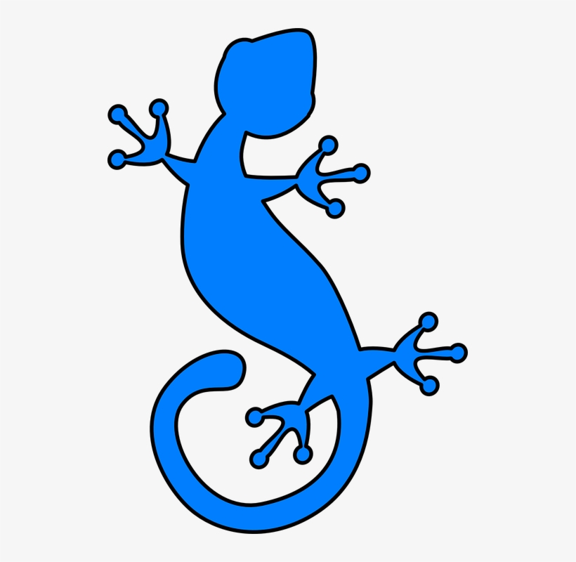 Southfields Primary School - Lizard Clipart Black, transparent png download