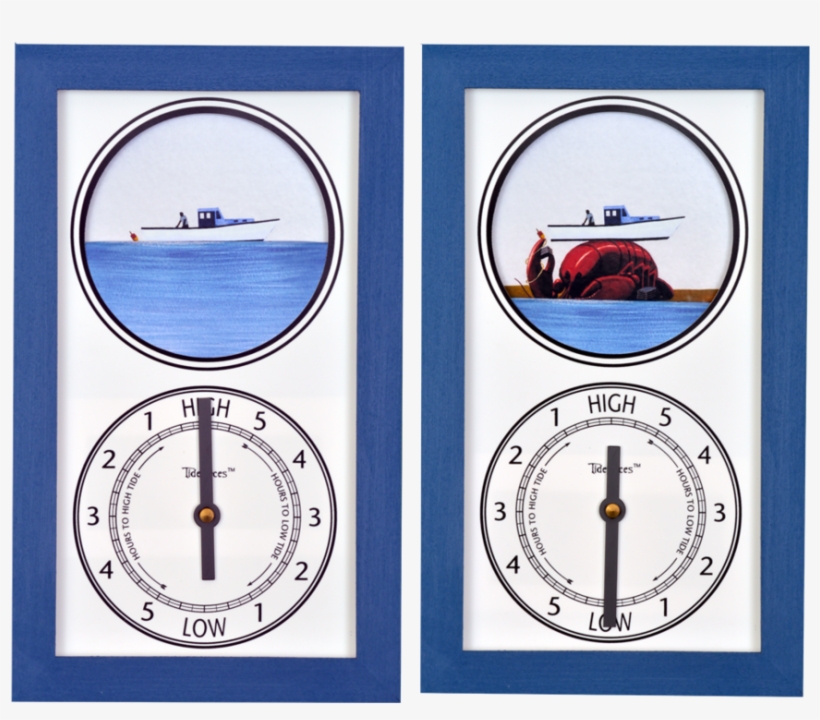 Tide Clock Lobster Boat, transparent png download