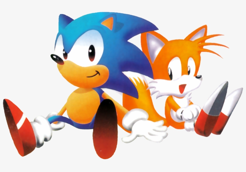 Sonictails2 Sonic Tails 02 - Sonic Triple Trouble Artwork, transparent png download
