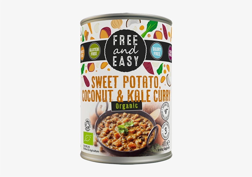 Organic Sweet Potato Kale & Chickpea Curry - Gumbo, transparent png download
