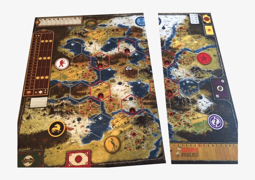 Scythe Game Board Extension, transparent png download