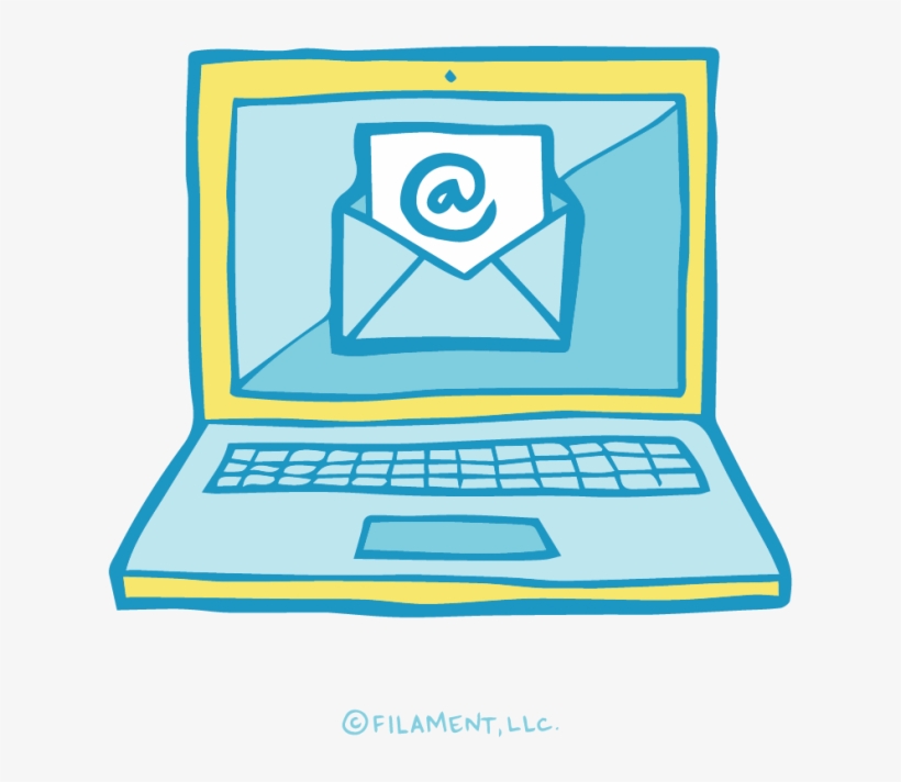 Hello, My Name Is Your Email Audience - Netbook, transparent png download