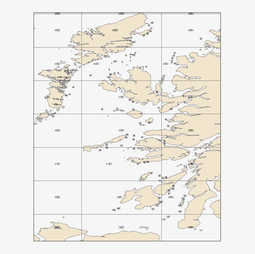 Scallop Dredge Sites - Map, transparent png download