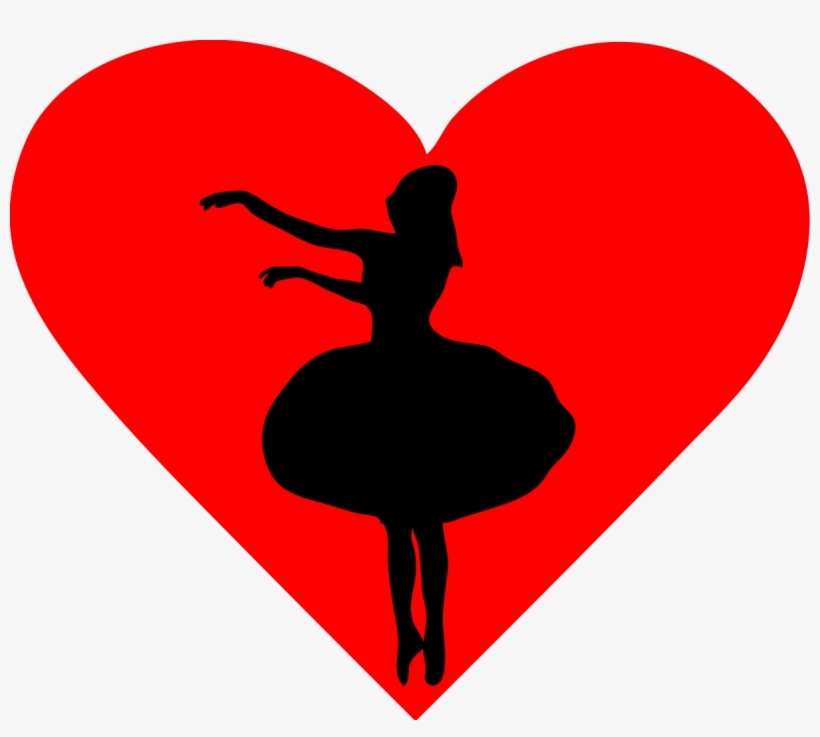 File - Dancer Heart - Svg - Dancer In Heart, transparent png download