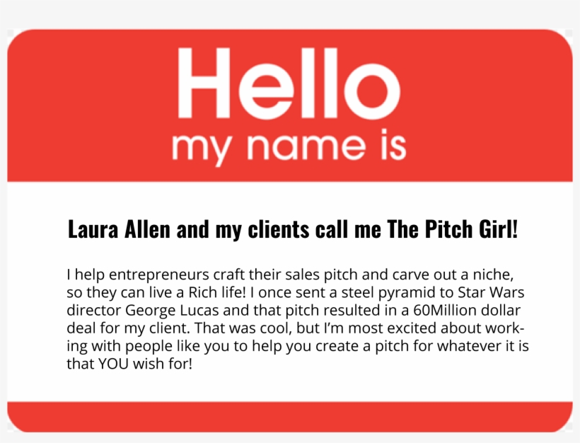 Create Your Signature 15-second Pitch With My Proven - Circle, transparent png download