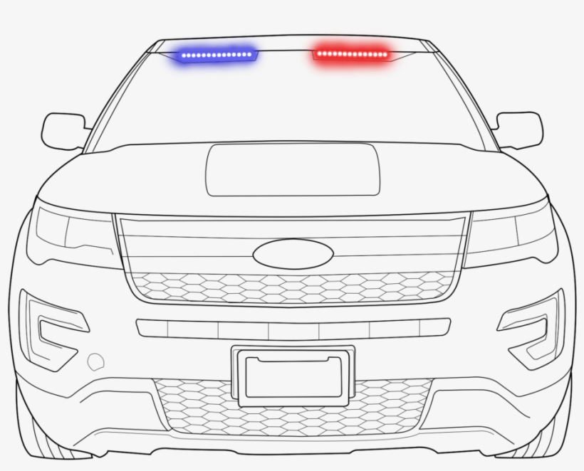 New - Police Car, transparent png download