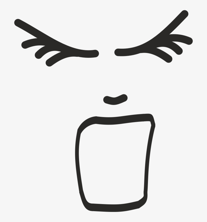 Medium Image - Screaming Face Clipart, transparent png download