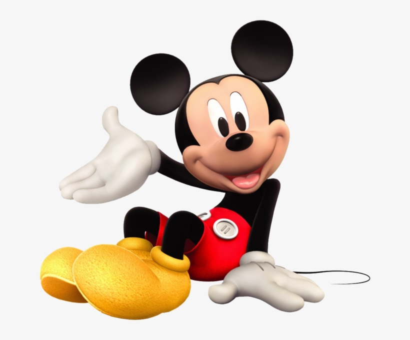 Mickey Mouse Sitting - Mickey Mouse Y Minnie Png, transparent png download