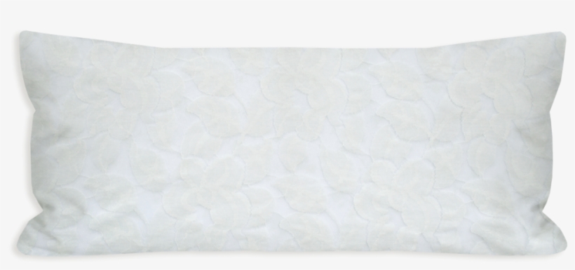 Angelic Lace Eggshell White Lumbar Pillow - Cushion, transparent png download