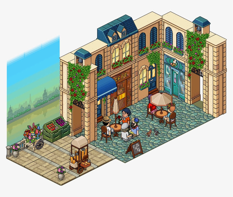 Paris - Habbo Exchange In Paris Bundle, transparent png download