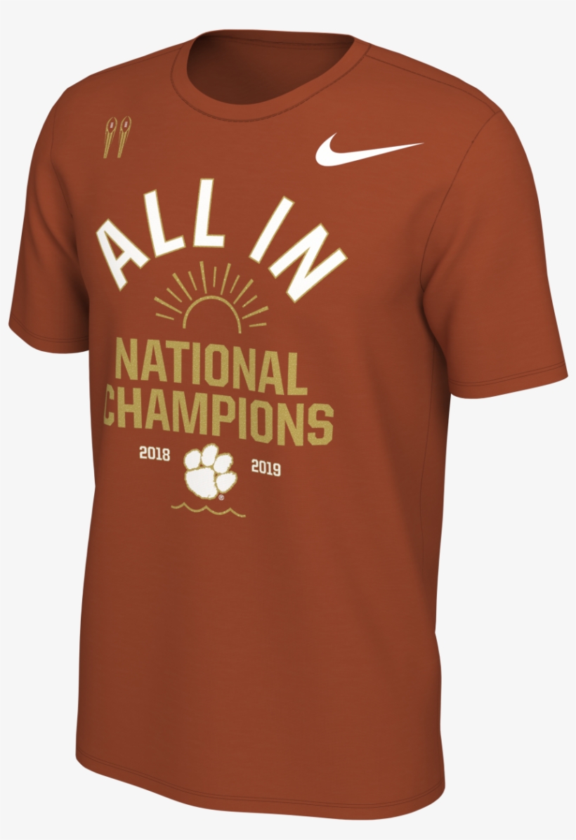 Clemson Celebration National Champions Short Sleeve - Clemson Championship Shirts 2019, transparent png download
