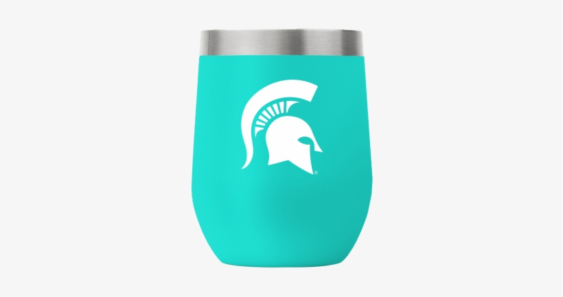 Michigan State 12 Oz Stemless Teal Tumbler - Michigan State Spartans, transparent png download