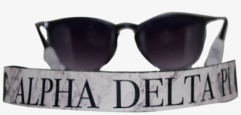 Alpha Delta Pi Sunglass Strap Marble Theme - Plastic, transparent png download