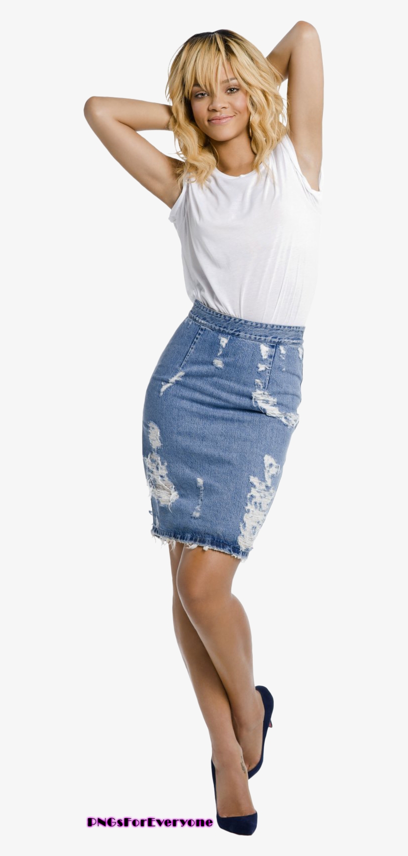 Rihanna Png 02 By Pngsforeveryone-d6inxew - Rihanna On A Pencil Skirt, transparent png download