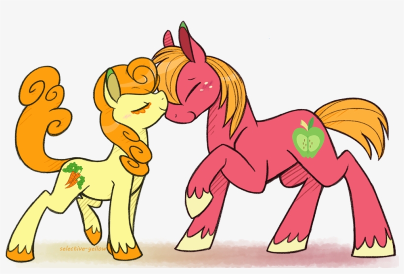 Apples And Carrots By Selective-yellow - Cartoon, transparent png download