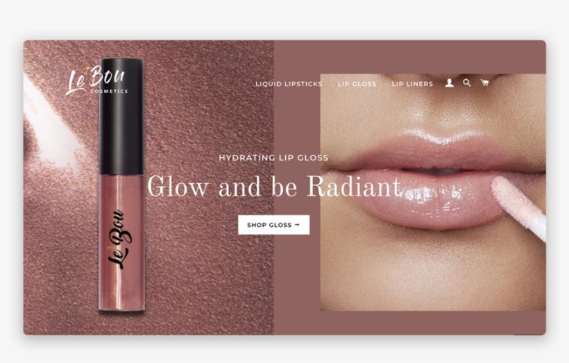Popbrand Lebou Lip - Lip Gloss, transparent png download