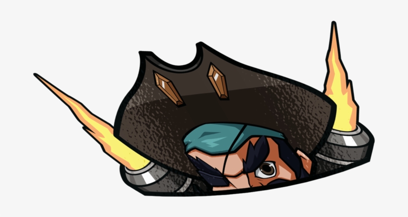Torbjorn Black Beard Peeker Sticker - Gondola, transparent png download