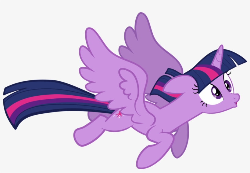 Love My Little Pony This Morning On The Voice Of Twilight - Animated Twilight Sparkle Flying, transparent png download