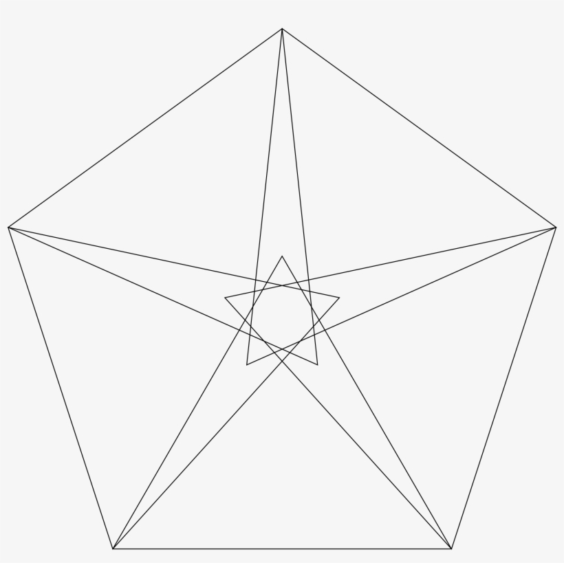 This Free Icons Png Design Of 5 Overlapped Triangles, transparent png download