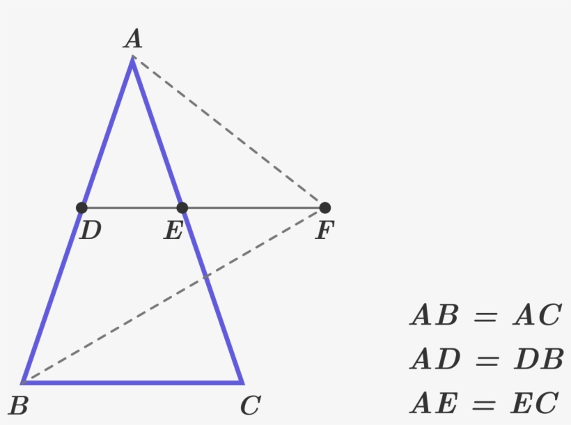 If Triangle Abc Is Similar To Triangle Bfa, Then Find - Triangle, transparent png download