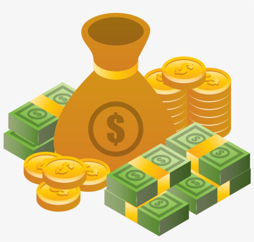 Large Money Bags - Uber Market Cap 2017, transparent png download