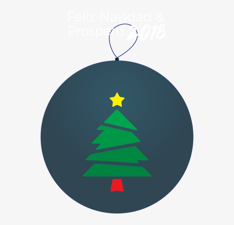 Les Deseamos Feliz Navidad Y Prospero - Christmas Tree, transparent png download