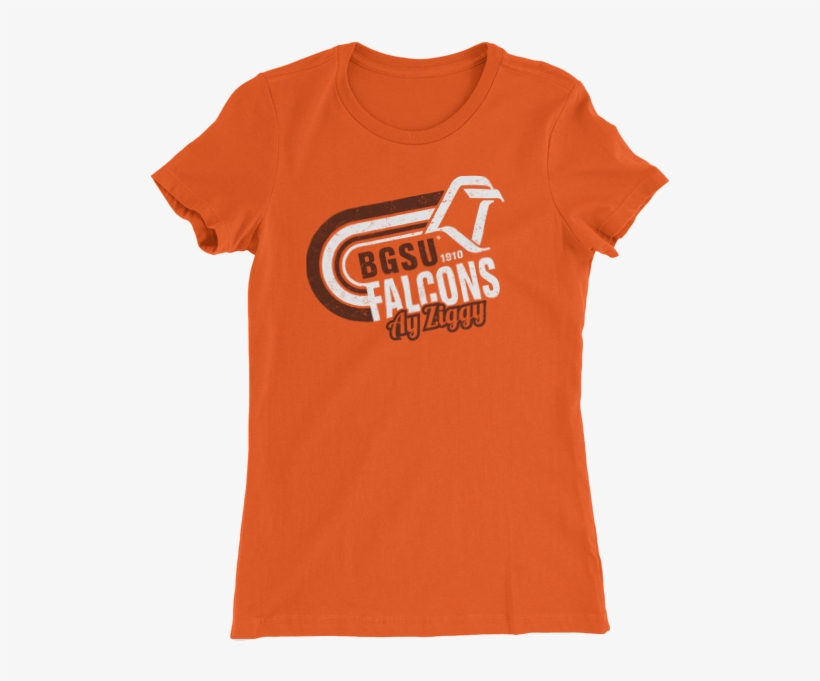Bgsu Falcons Ay Ziggy Retro Lt Logo Woman's Slim Fit - Cougar, transparent png download