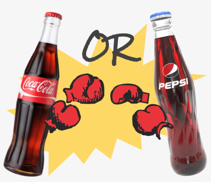 Battle Of Coke And Pepsi By Simone Anderson & Keerthana - Coca Cola, transparent png download