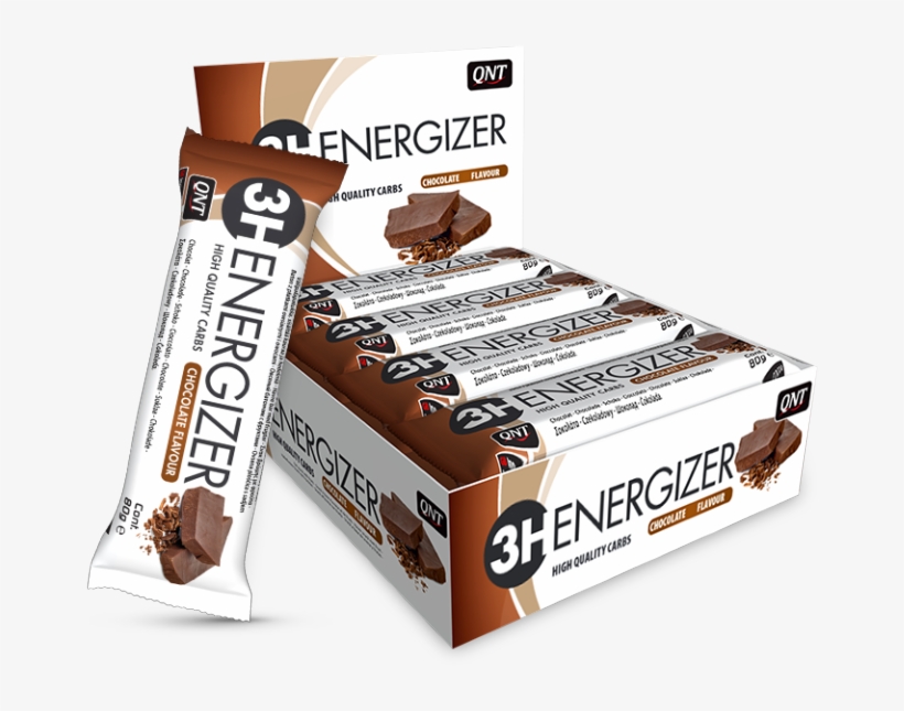 Qnt Direct 3h Energizer Bar Chocolate 15x 80g - Chocolate, transparent png download