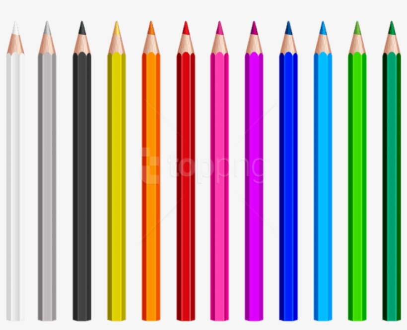 Download Colored Pencils Set Clipart Png Photo - Colored Pencil Clipart ...