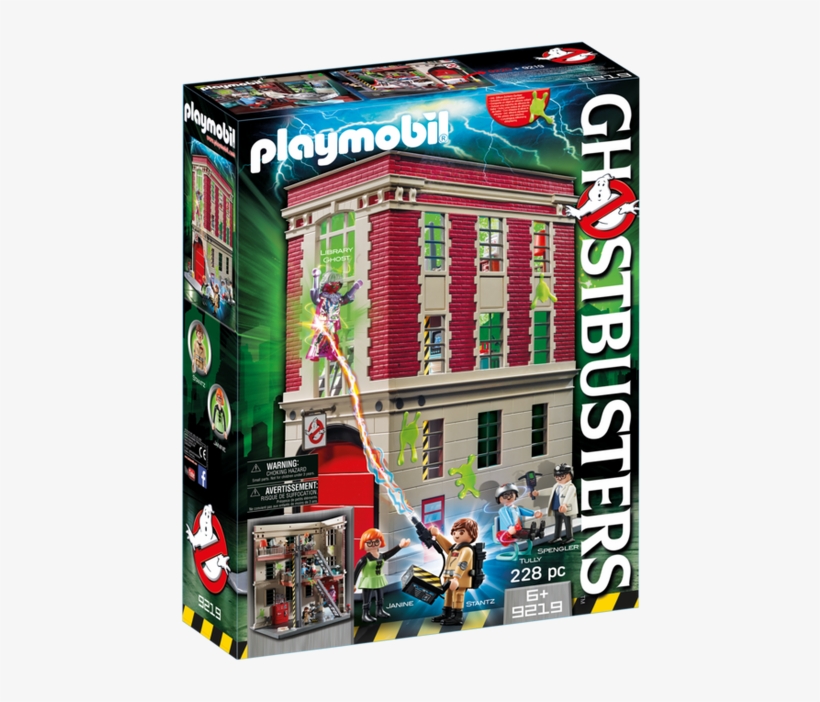 Playmobil Ghostbusters Headquarters - Playmobil Ghostbusters Hus, transparent png download