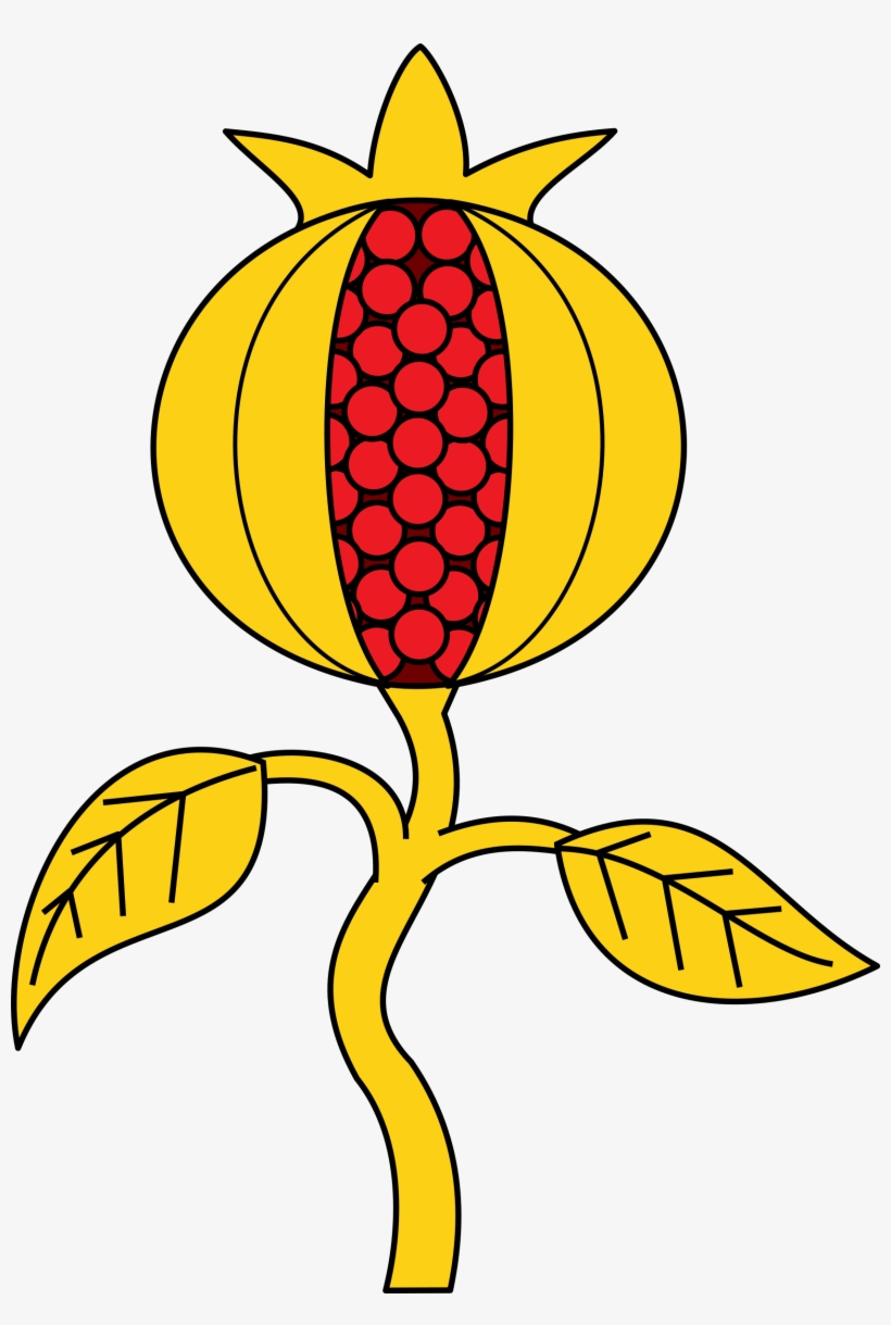 Big Image - Coat Of Arms Pomegranate, transparent png download