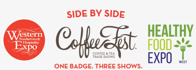 Three Logos Western Foodservice - Coffee Fest Los Angeles, transparent png download
