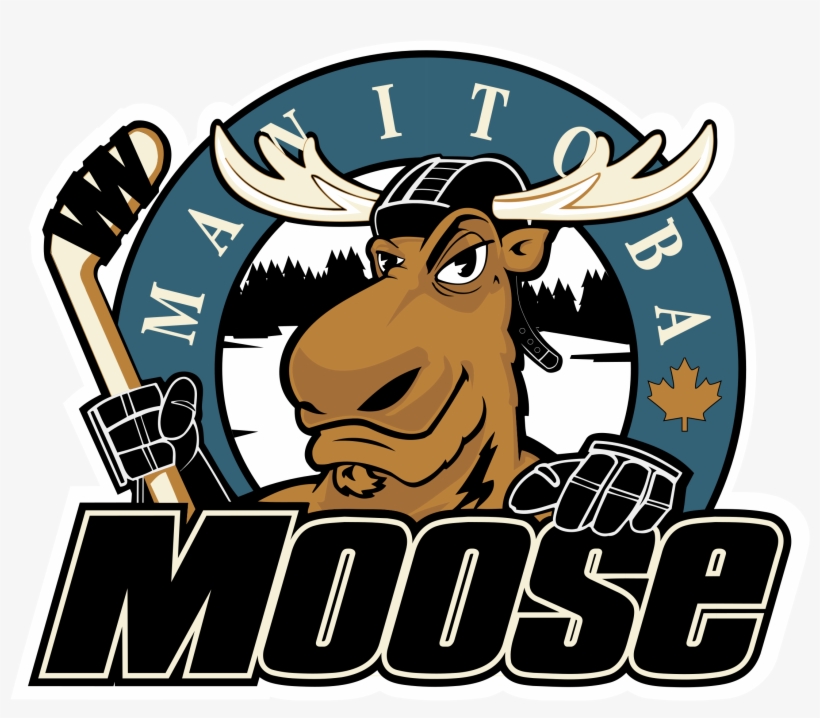 Manitoba Moose Logo Png Transparent - Minnesota Moose Hockey Logo, transparent png download