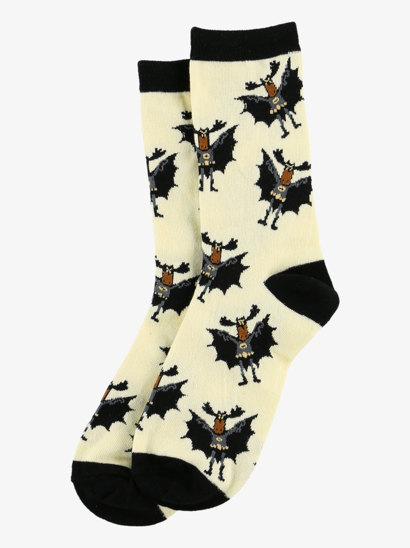 Bat Moose - Sock, transparent png download