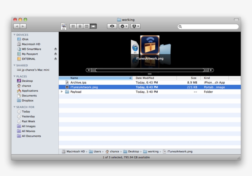 This Is The Contents Of The Ipa Folder - Mac, transparent png download