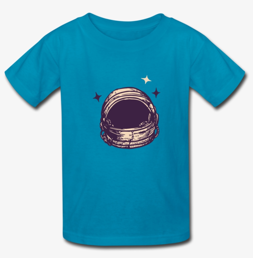 Hipster Astronaut Helmet - T Shirt, transparent png download