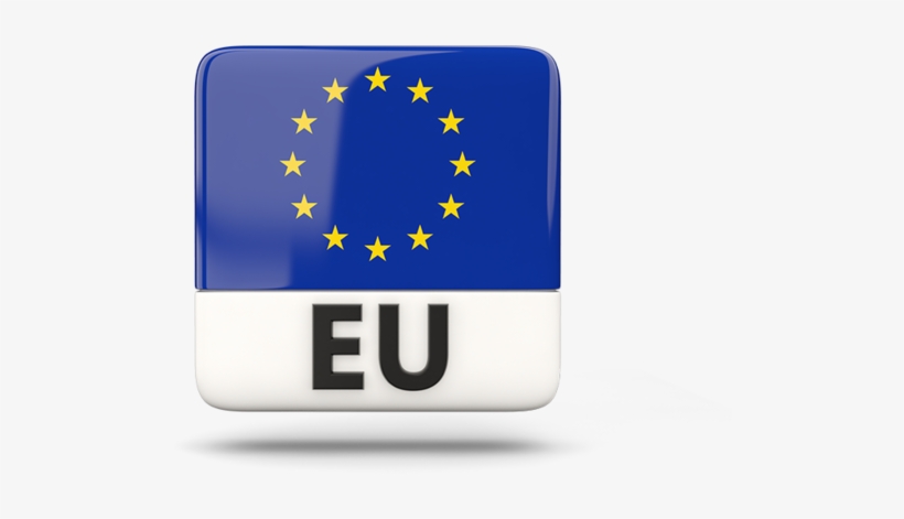 European Union Square Icon With Iso Code 640 - Gadget, transparent png download