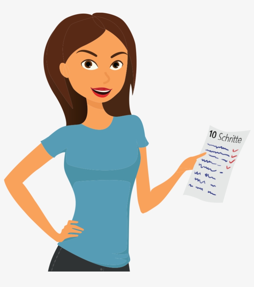 E-learning Checkliste - >> - Girl, transparent png download