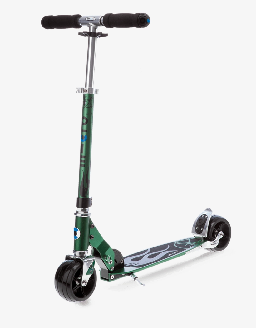 Micro Rocket Green - Two Wheel Micro Scooter, transparent png download