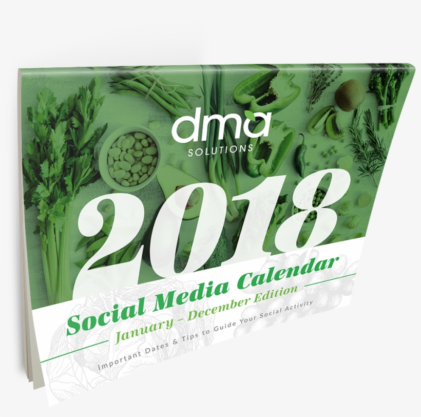 2018 Social Media Calendar - Flyer, transparent png download